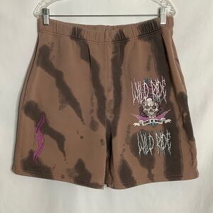 New Girl Order Wild Ride Tie-Dye Graphic Shorts Size 14